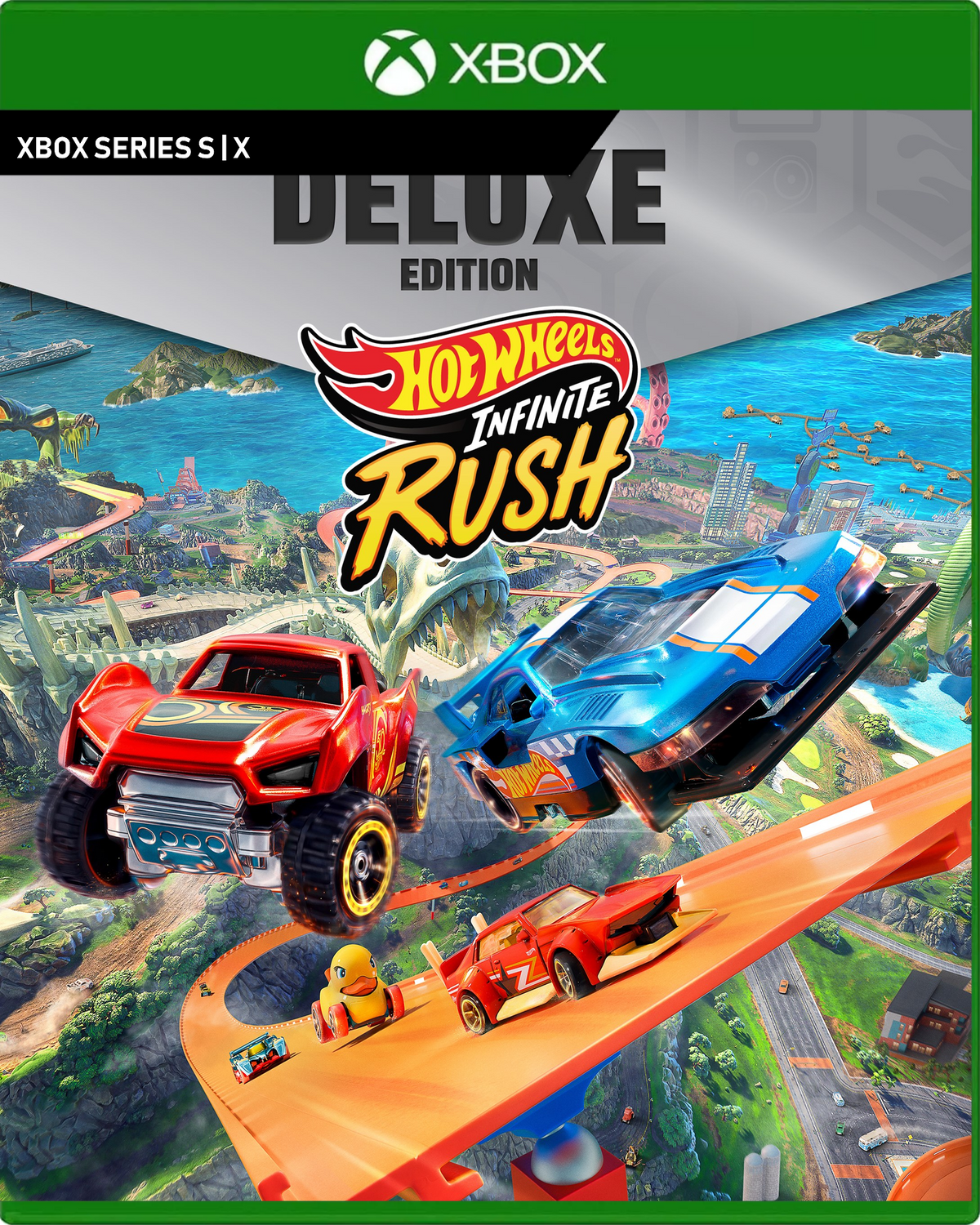 Carátula de HOT WHEELS Infinite Rush - Deluxe Edition - Xbox Series X|S