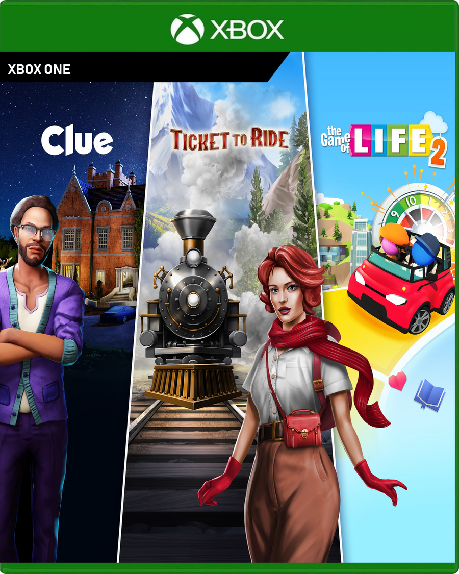 Carátula de Ticket to Ride, Clue and The Game of Life 2 – Classic Board Game Bundle - Xbox One