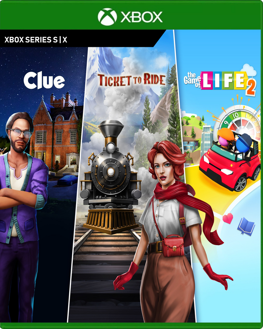 Carátula de Ticket to Ride, Clue and The Game of Life 2 – Classic Board Game Bundle - Xbox Series X|S