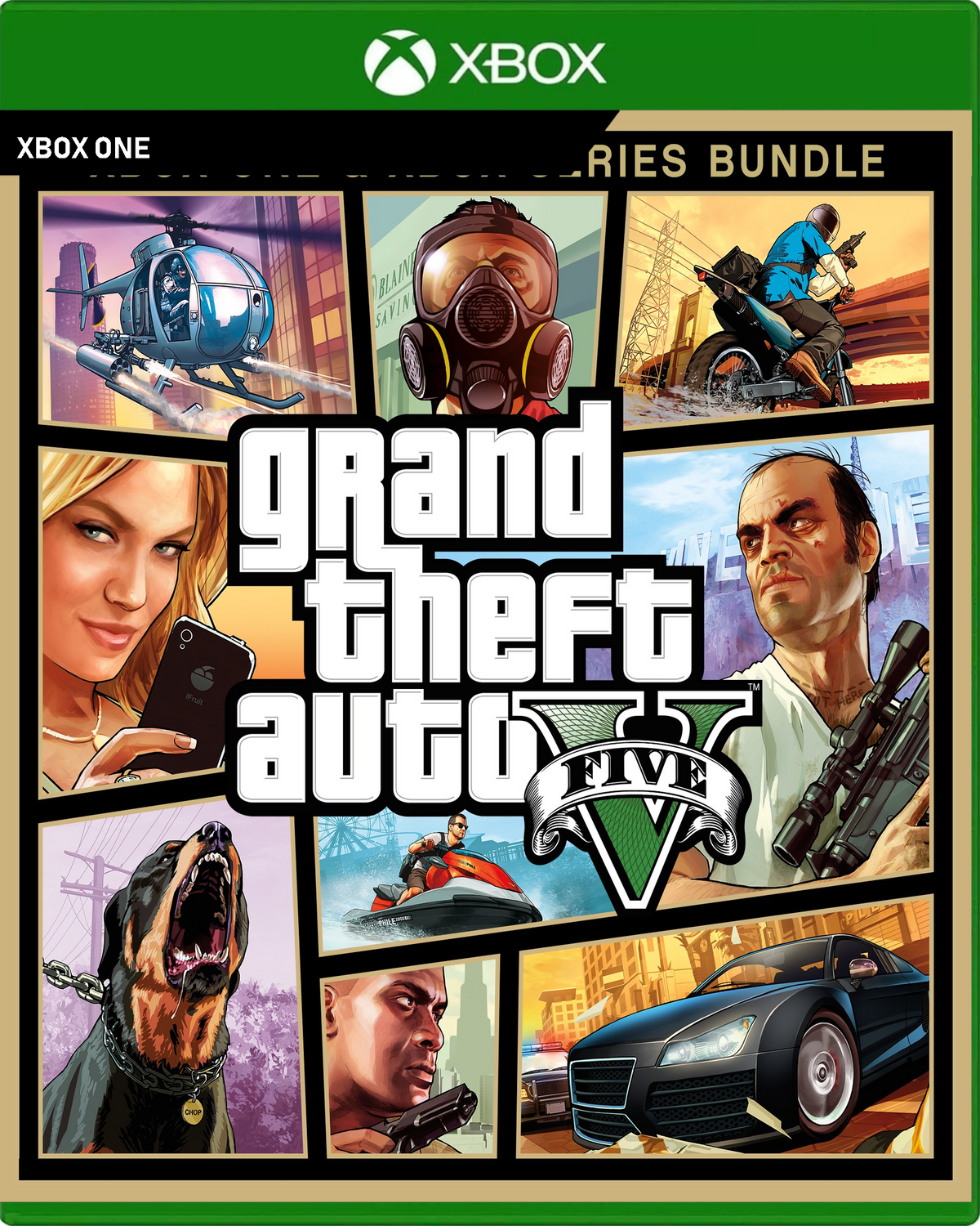 Carátula de Grand Theft Auto V (Xbox One & Xbox Series X|S)
