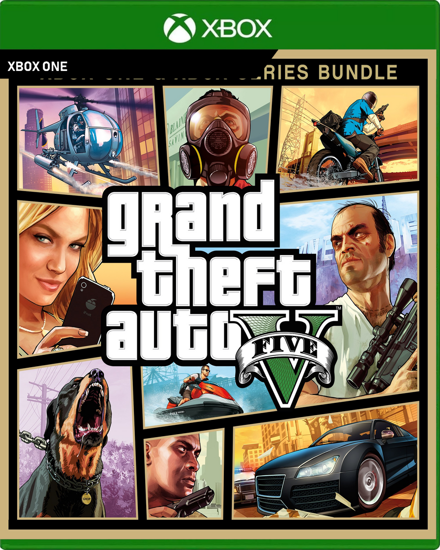 Carátula de Grand Theft Auto V (Xbox One & Xbox Series X|S)