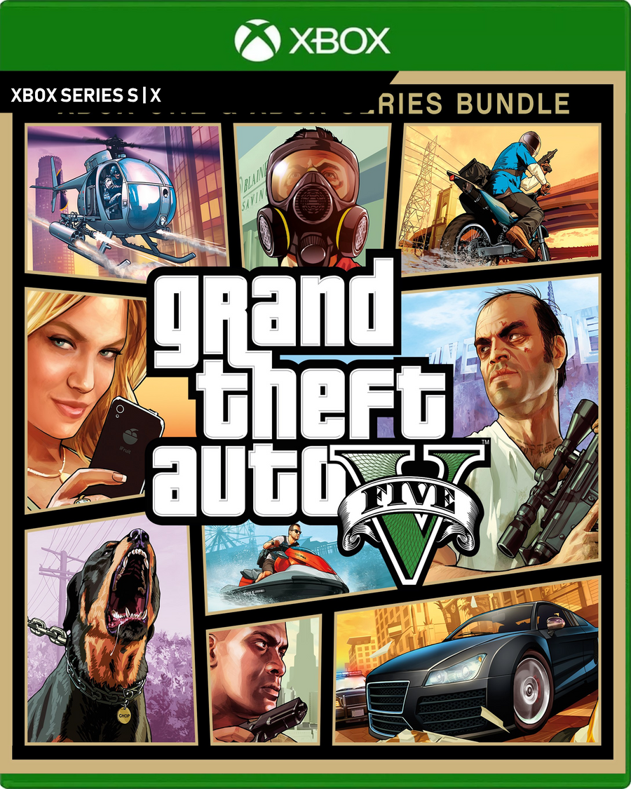 Carátula de Grand Theft Auto V (Xbox One & Xbox Series X|S)