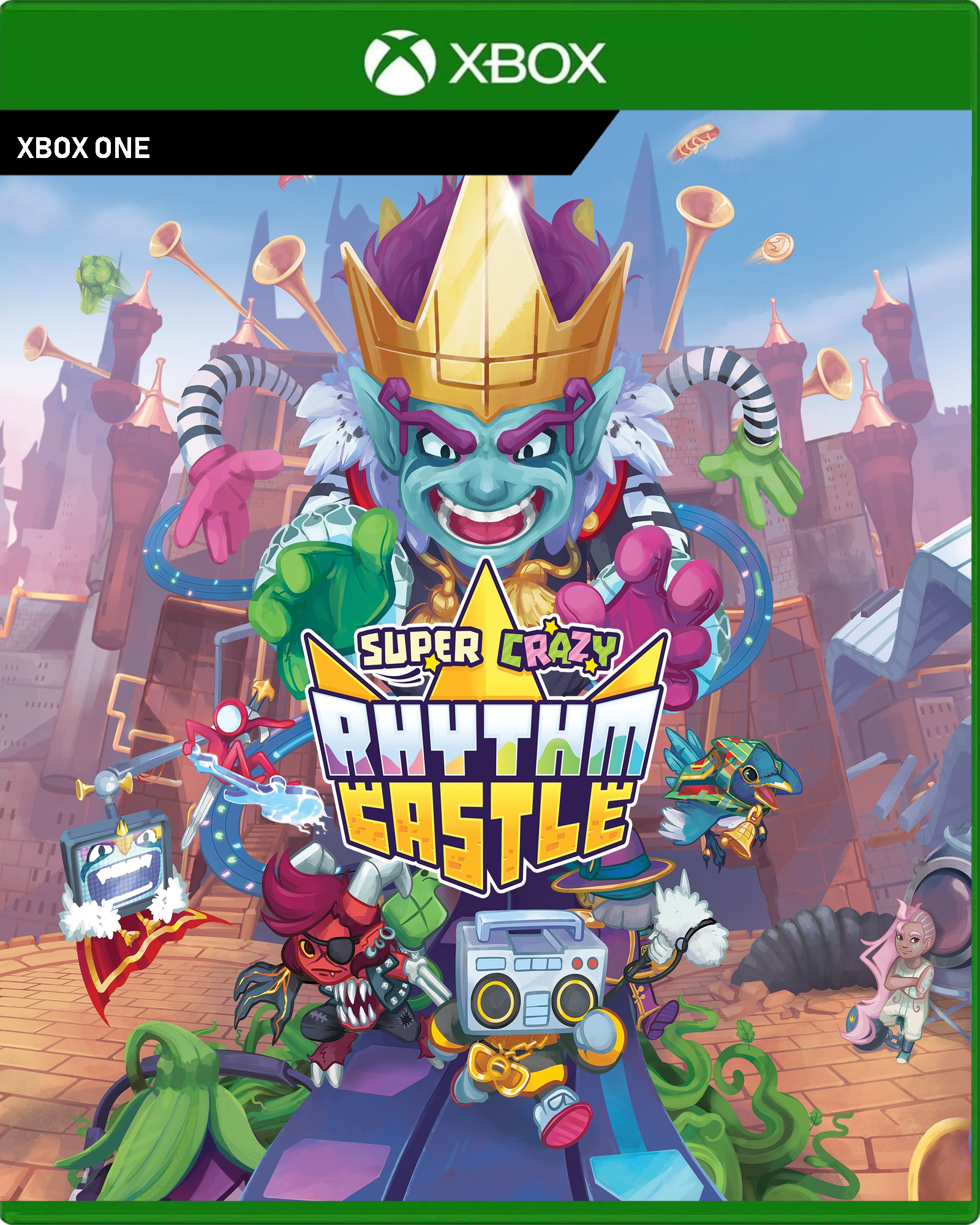 Carátula de SUPER CRAZY RHYTHM CASTLE - Xbox One
