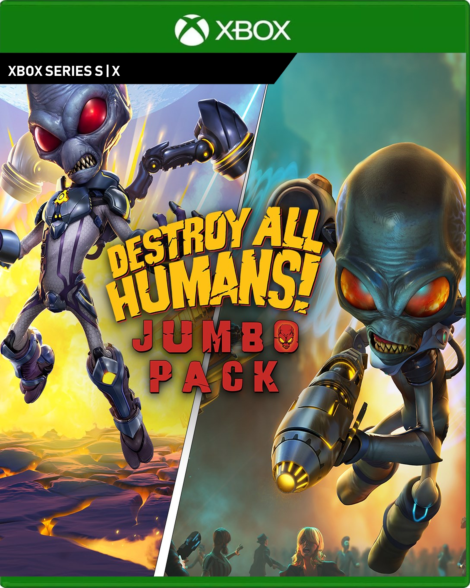 Carátula de Destroy All Humans! - Jumbo Pack - Xbox Series X|S