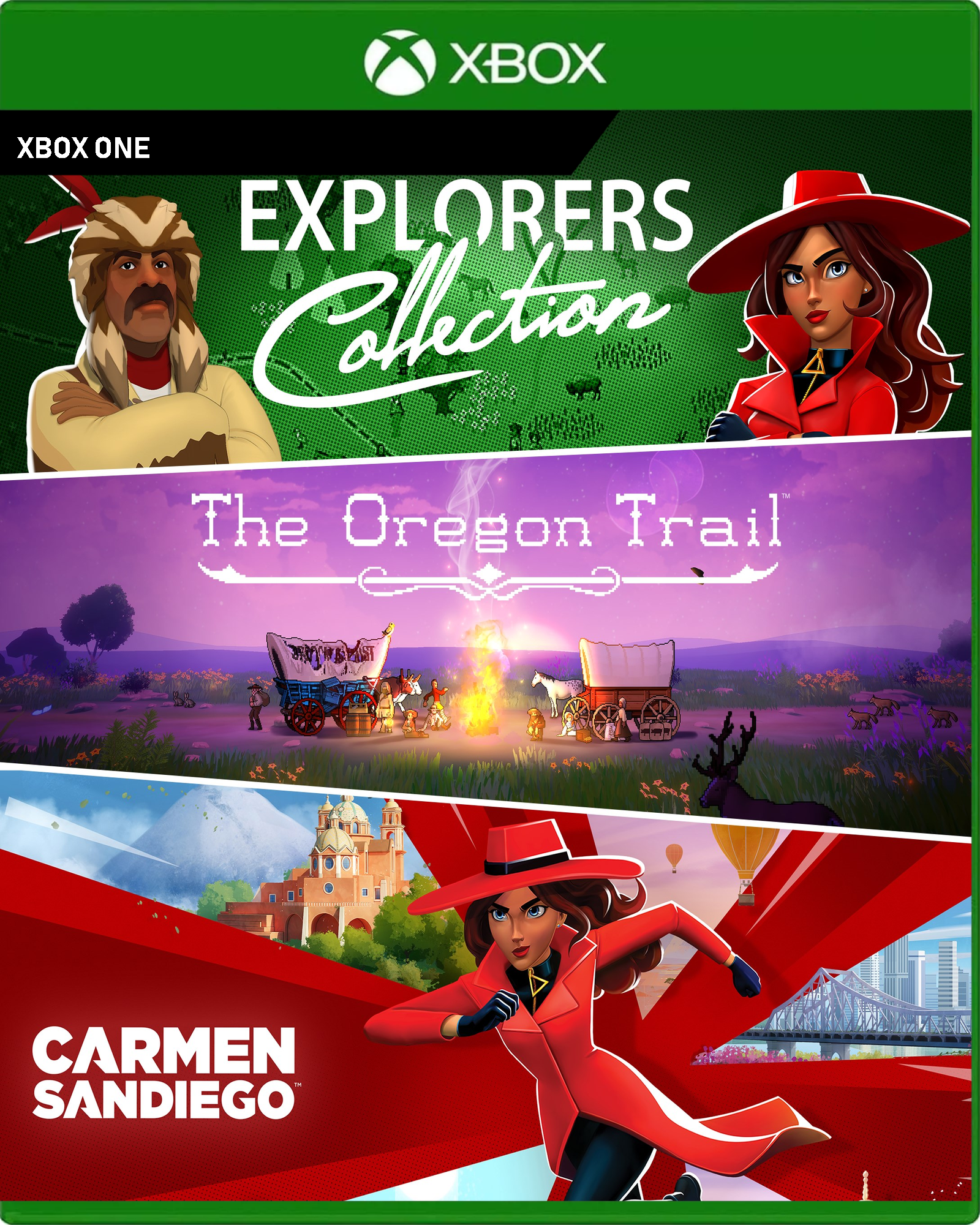 Carátula de Explorers Collection: The Oregon Trail & Carmen Sandiego Bundle - Xbox One