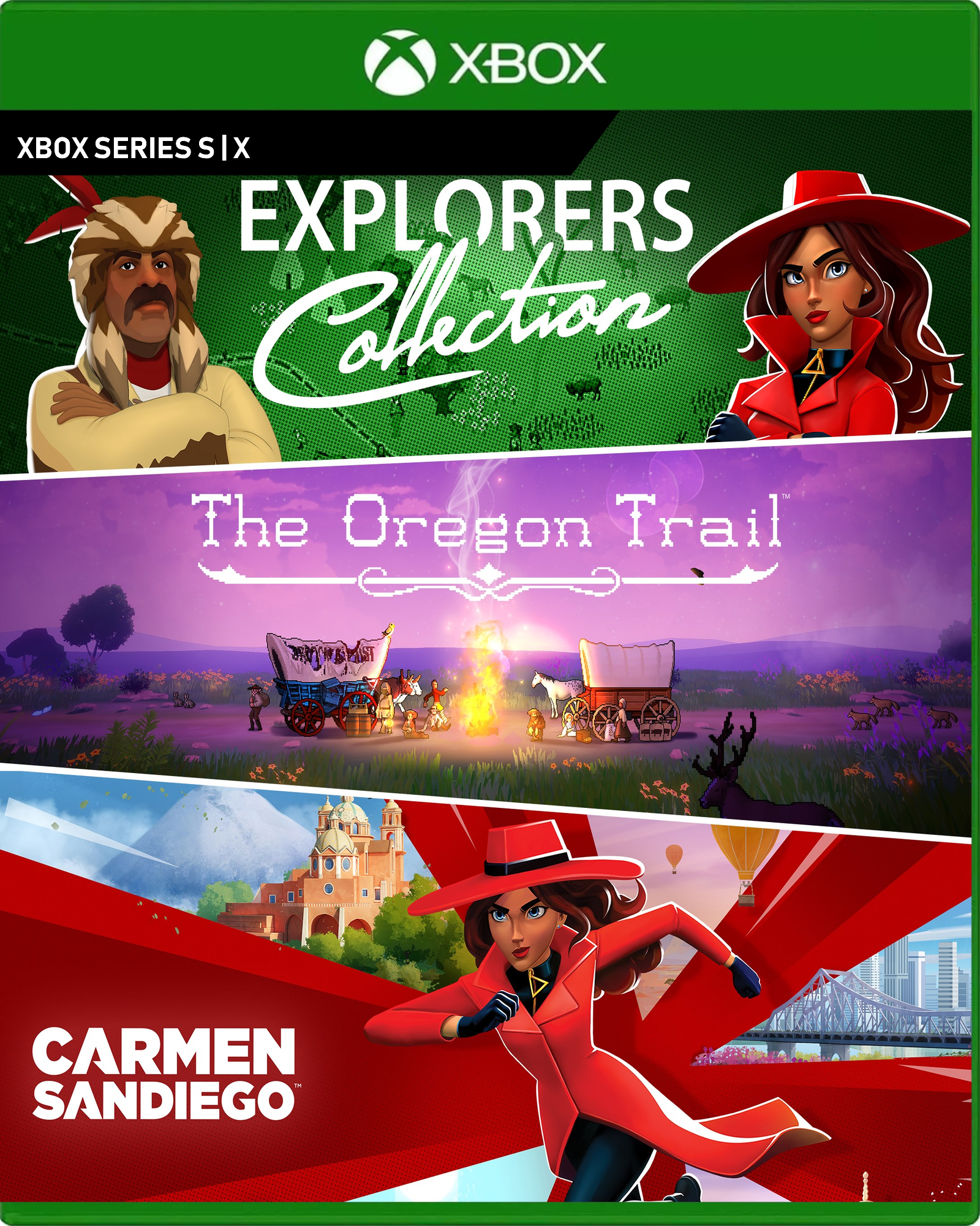 Carátula de Explorers Collection: The Oregon Trail & Carmen Sandiego Bundle - Xbox Series X|S
