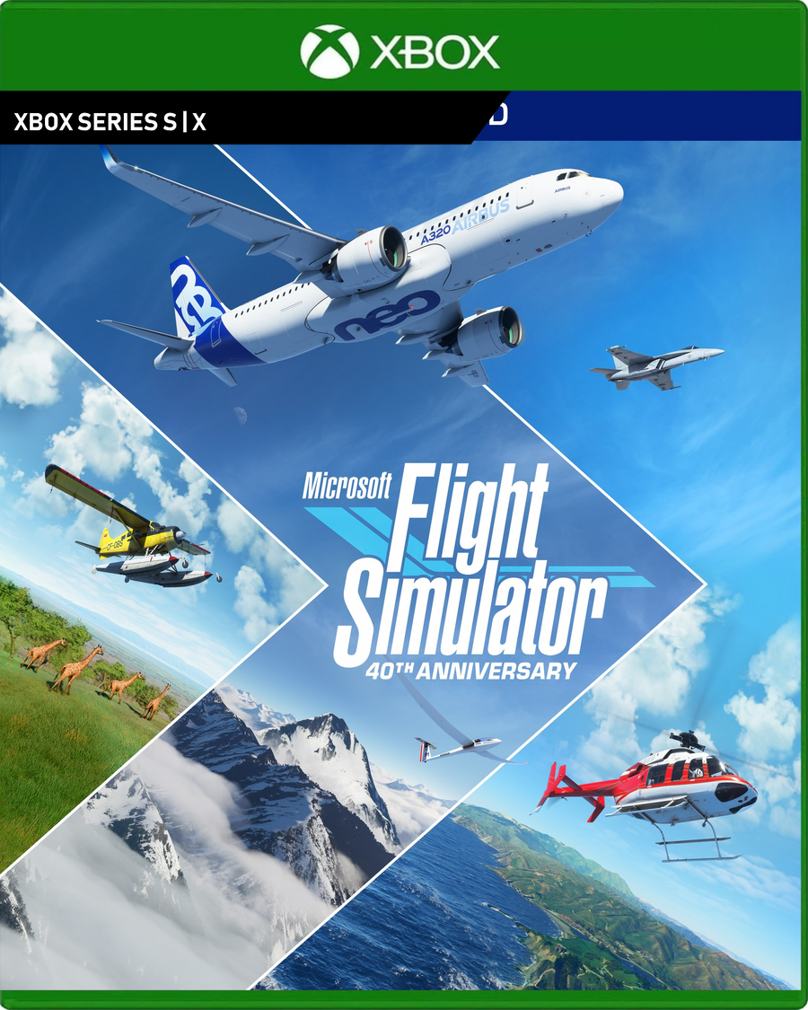 Carátula de Microsoft Flight Simulator (2020) Standard 40th Anniversary Edition - Xbox Series X|S