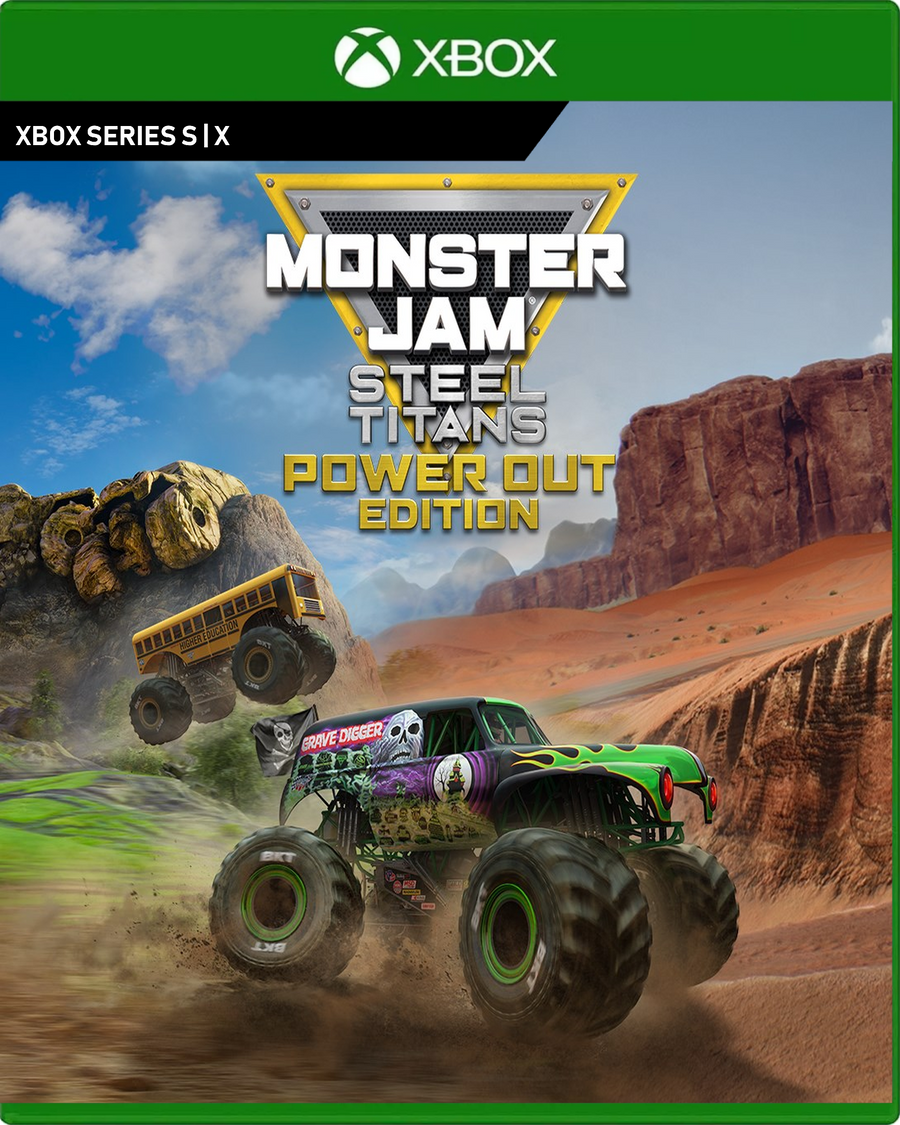 Carátula de Monster Jam Steel Titans Power Out Bundle - Xbox Series X|S
