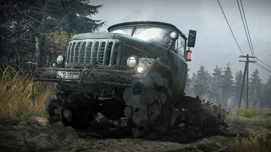 Captura de juego de MudRunner - American Wilds Edition - PS4 - imagen 1