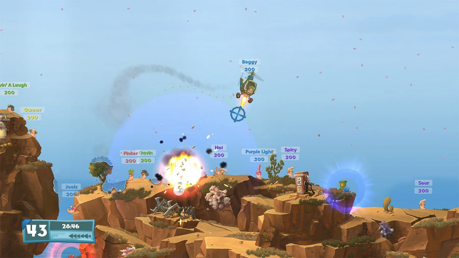Captura de juego de Worms W. M. D - PS4 - imagen 2