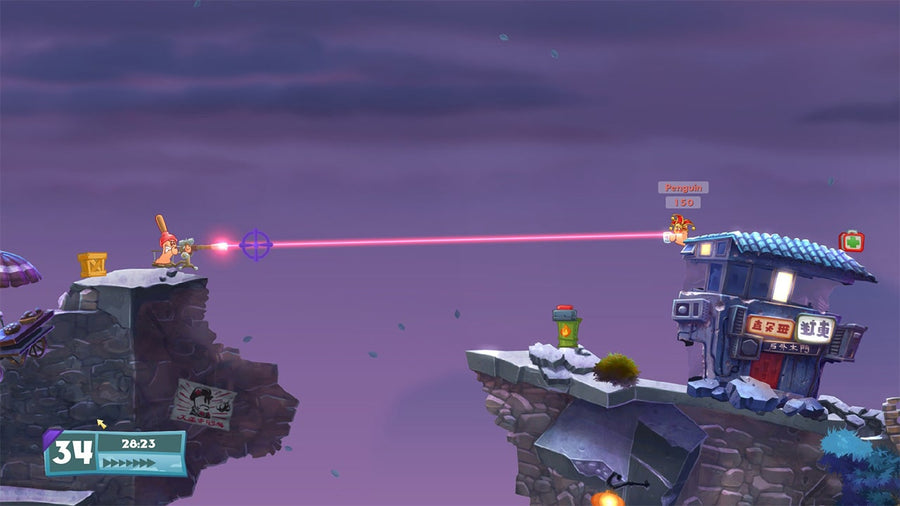 Captura de juego de Worms W. M. D - PS4 - imagen 3