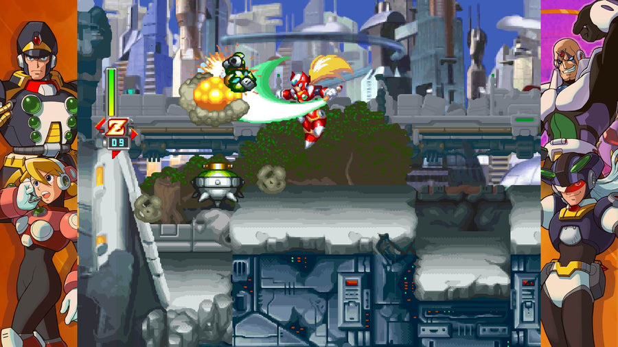 Captura de juego de Mega Man X Legacy Collection 2 - PS4 - imagen 2