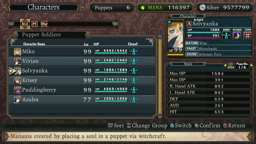 Captura de juego de Labyrinth of Refrain: Coven of Dusk - PS4 - imagen 3