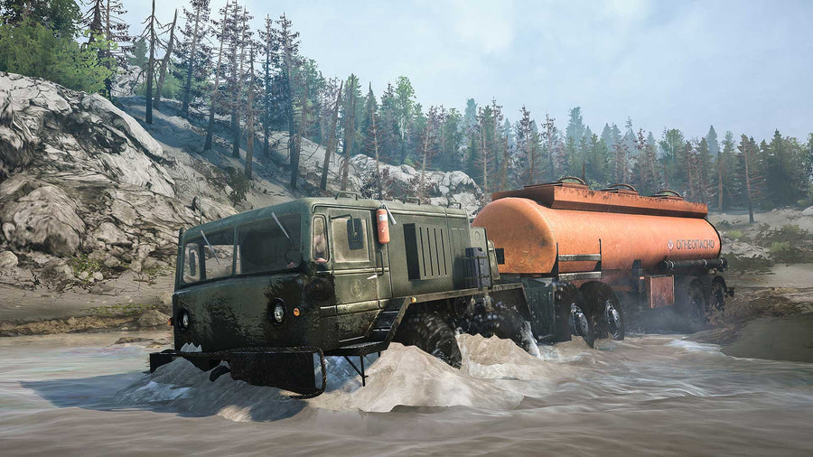 Captura de juego de MudRunner - American Wilds Edition - PS4 - imagen 3