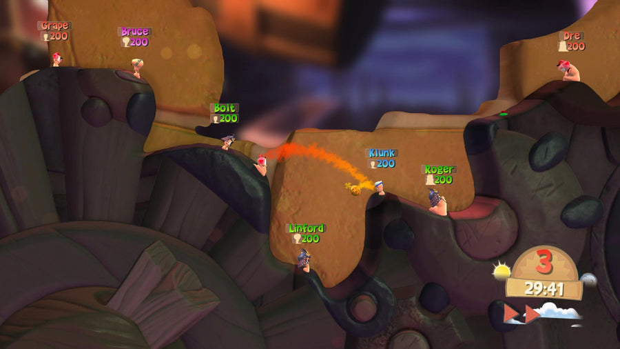 Captura de juego de Worms Battlegrounds - PS4 - imagen 4