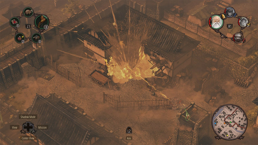 Captura de juego de Shadow Tactics: Game+Theme - PS4 - imagen 3