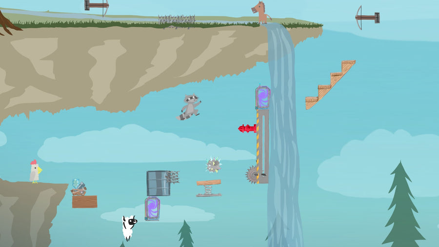 Captura de juego de Ultimate Chicken Horse - PS4 - imagen 5
