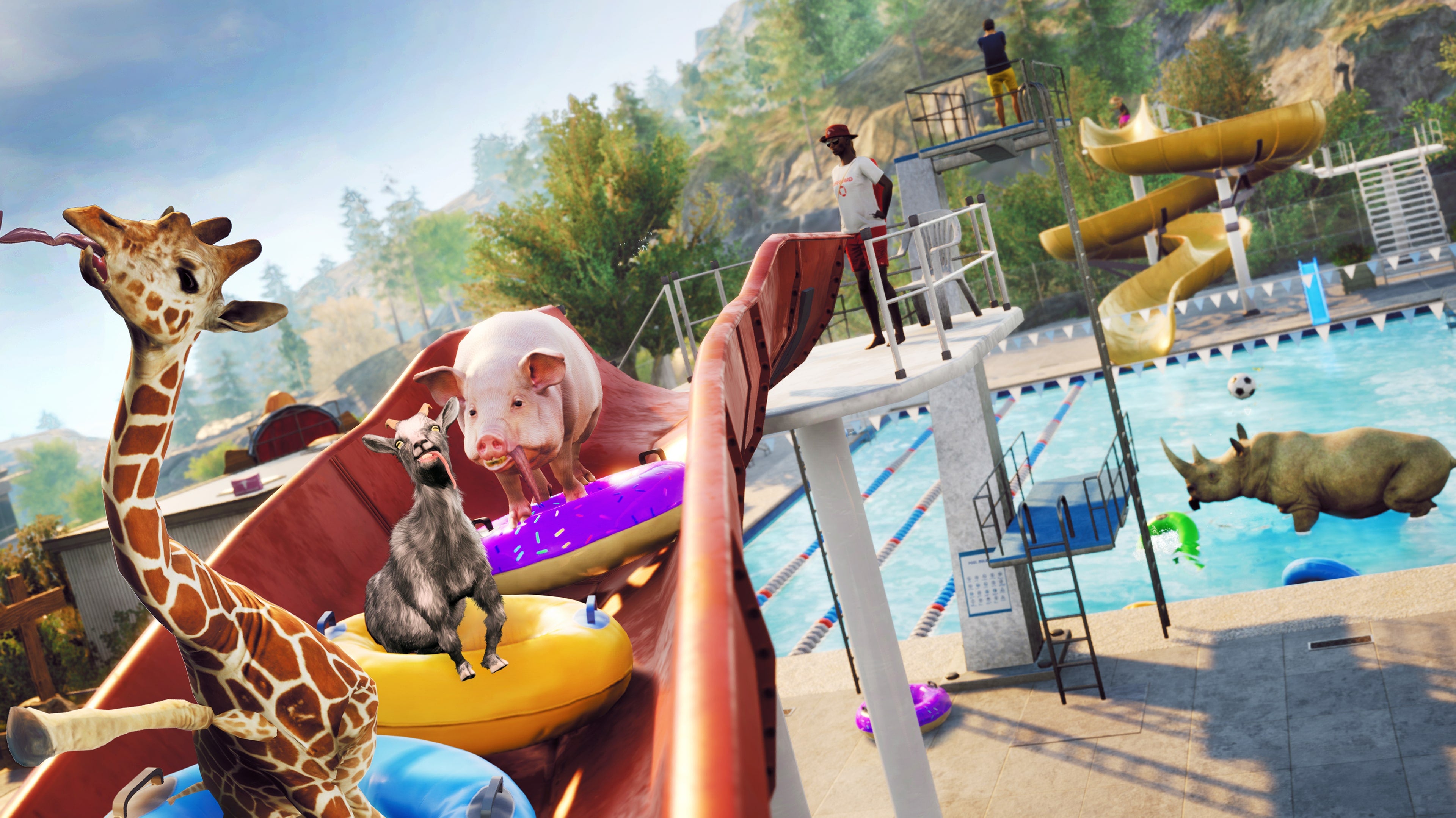 Captura de juego de Goat Simulator 3 - Multiversal Travelers Edition - PS5 - imagen 5
