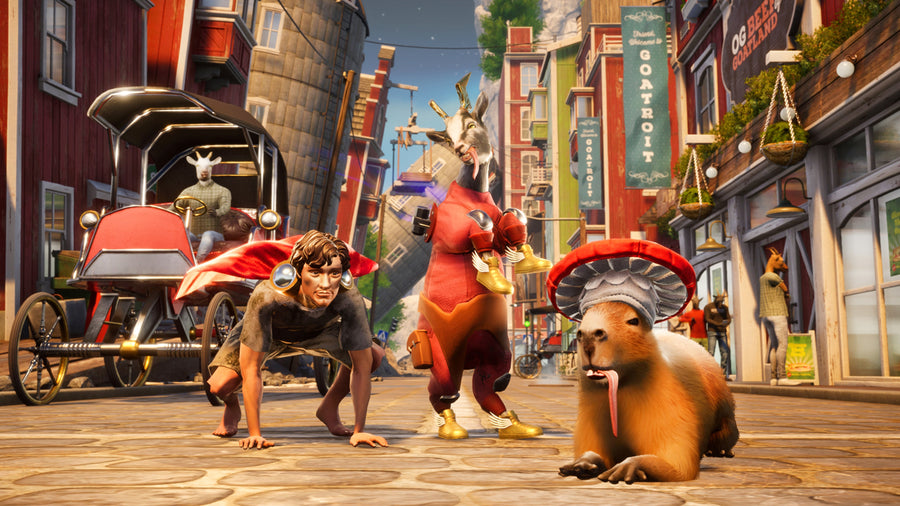 Captura de juego de Goat Simulator 3 - Multiversal Travelers Edition - PS4 - imagen 2