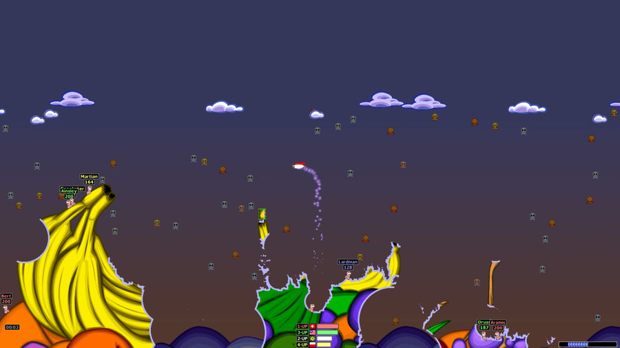 Captura de juego de Worms Armageddon: Anniversary Edition - PS4 - imagen 5