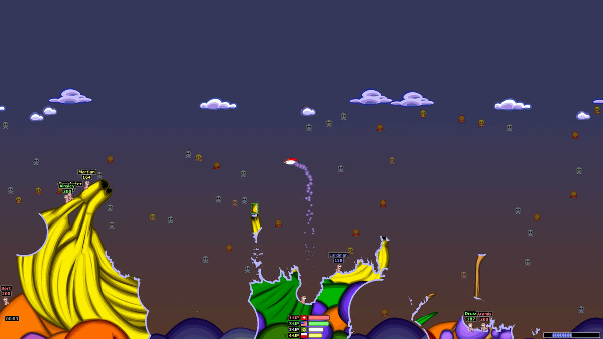 Captura de juego de Worms Armageddon: Anniversary Edition - PS5 - imagen 5