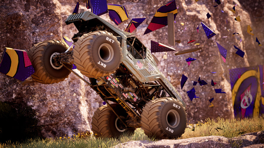 Captura de juego de Monster Jam Showdown - Big Air Edition - PS4 - imagen 1