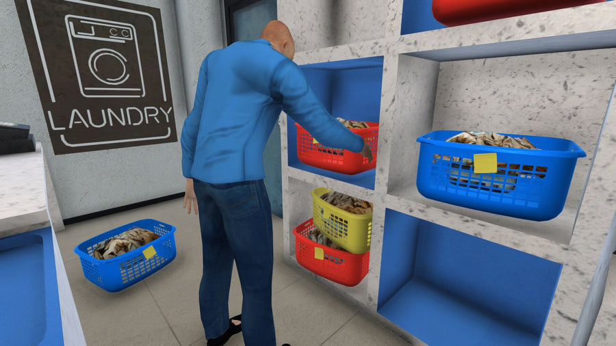 Captura de juego de Laundry Store Simulator & Crime Scene Cleaner - PS5 - imagen 1