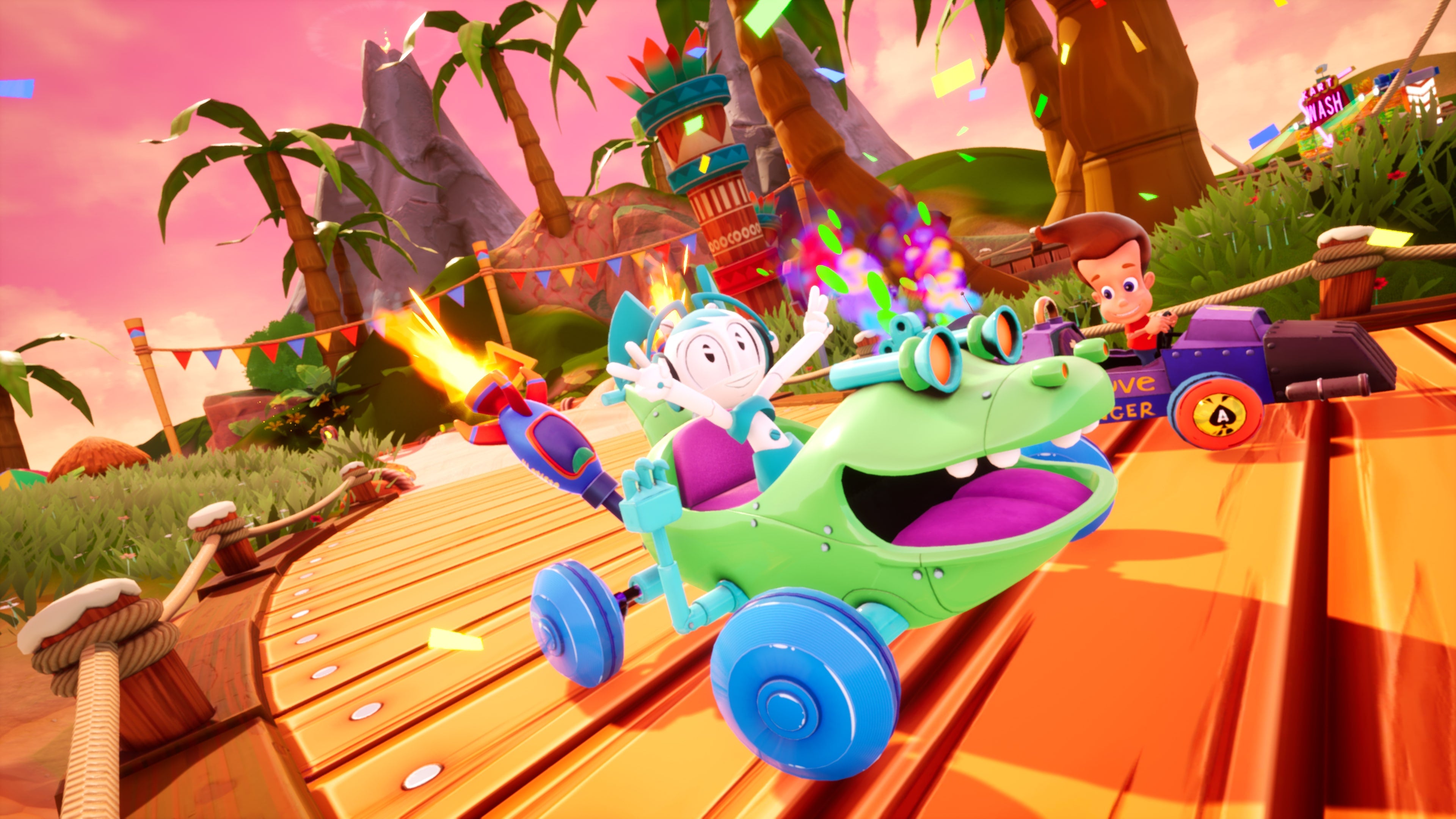 Captura de juego de Nickelodeon Kart Racers 3: Slime Speedway - PS5 - imagen 1