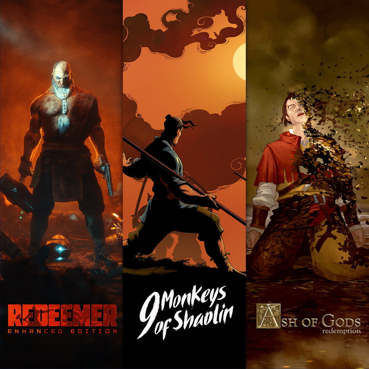 Captura de juego de 9 Monkeys of Shaolin + Ash of Gods + Redeemer: Bundle - Xbox Series X|S - imagen 1