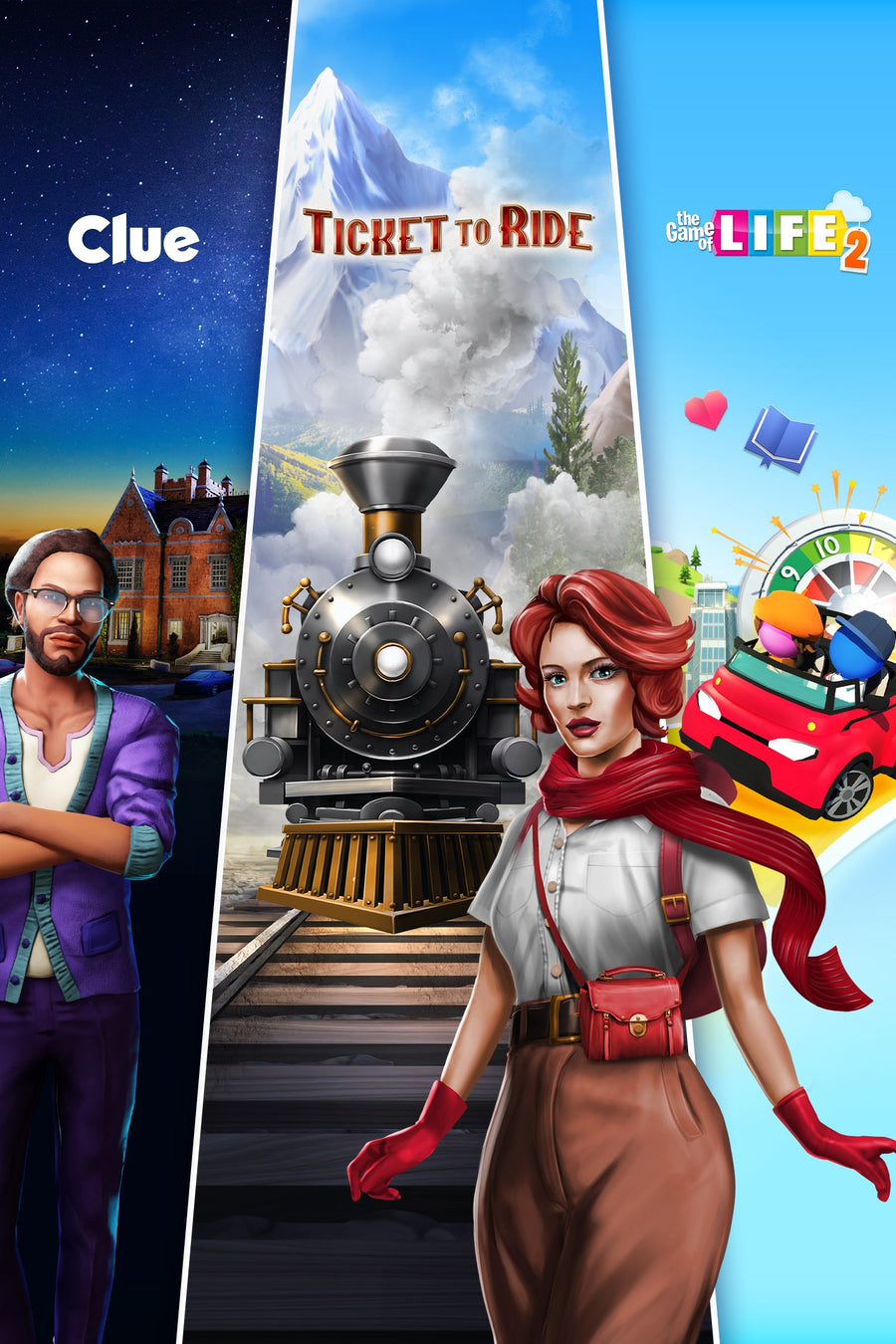 Captura de juego de Ticket to Ride, Clue and The Game of Life 2 – Classic Board Game Bundle - Xbox Series X|S - imagen 3