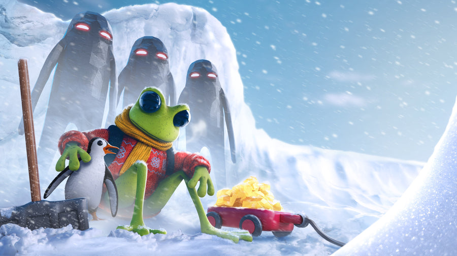 Captura de juego de Froggy Hates Snow - Xbox Series X|S - imagen 3