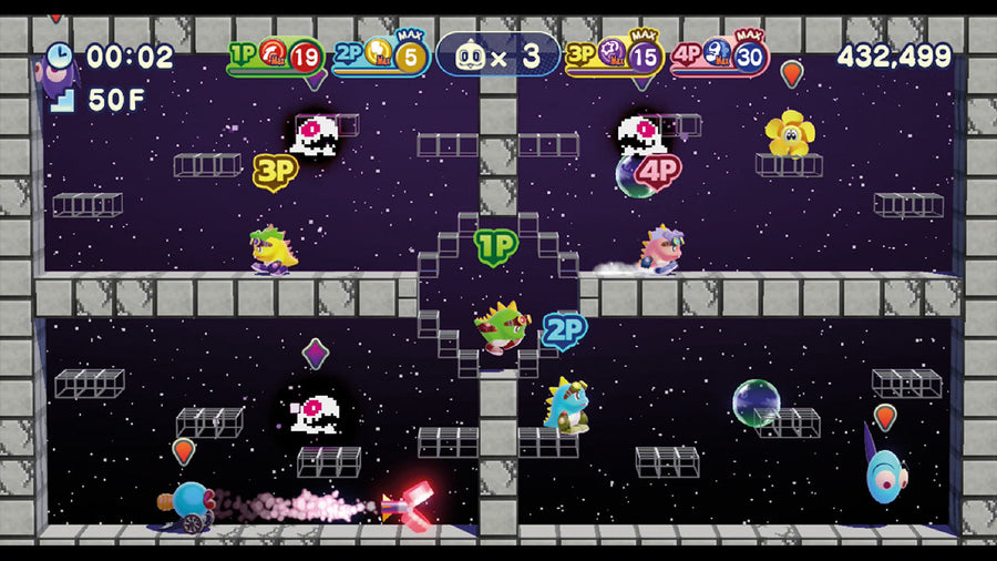 Captura de juego de Bubble Bobble 4 Friends: The Baron is Back! - Nintendo Switch - imagen 3