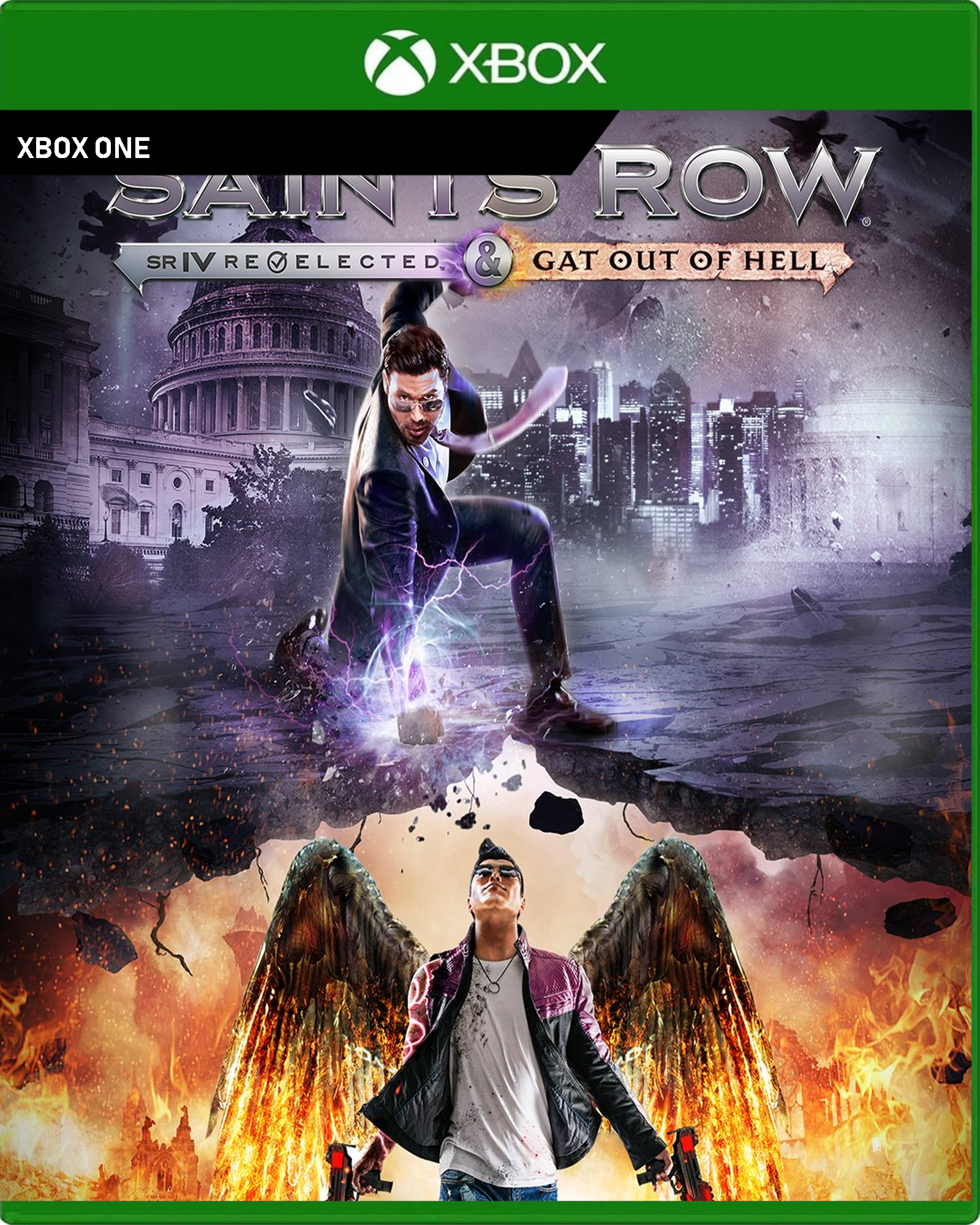 Carátula de Saints Row IV: Re-Elected & Gat out of Hell - Xbox One