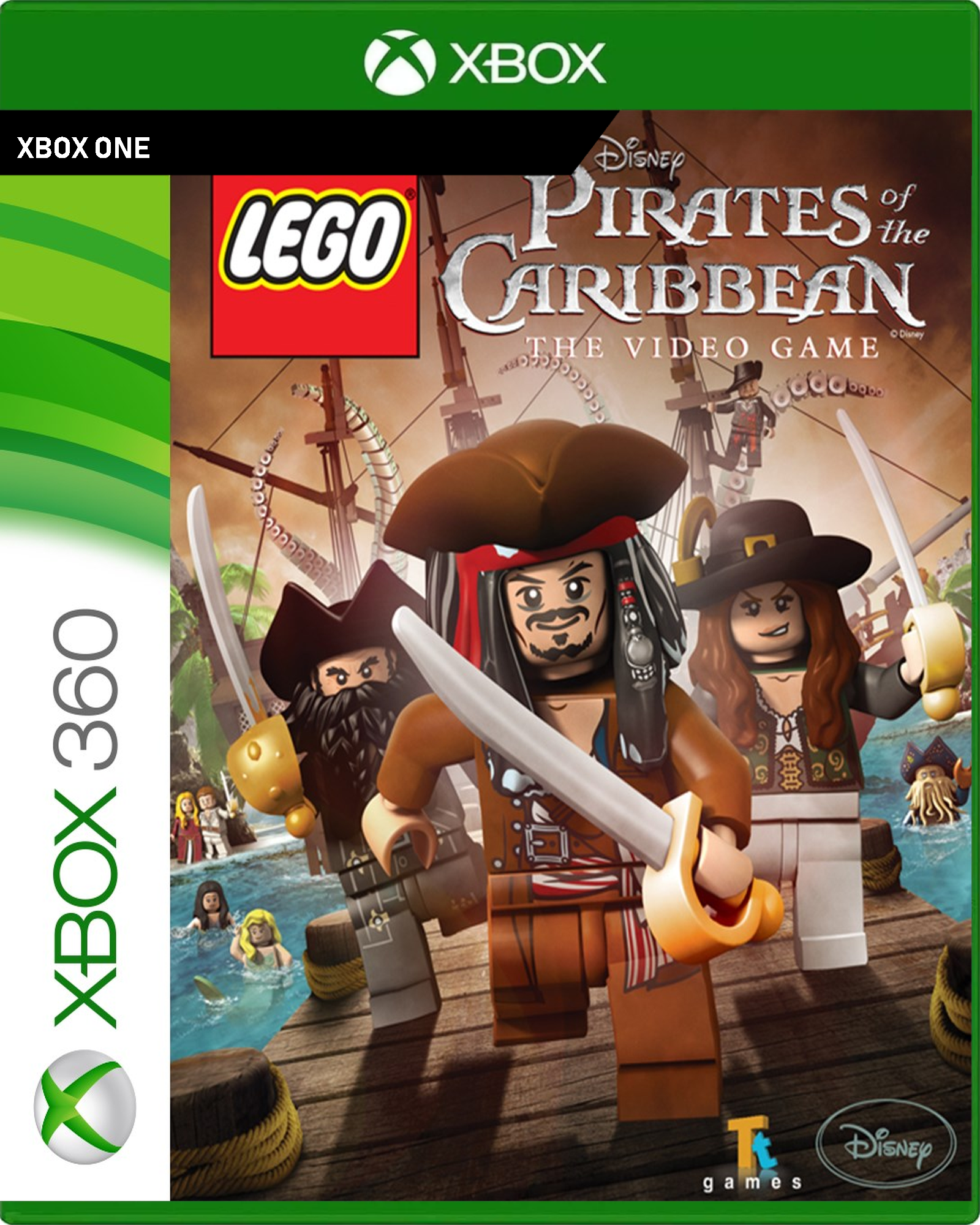 Carátula de LEGO Pirates of the Caribbean: The Video Game - Xbox One