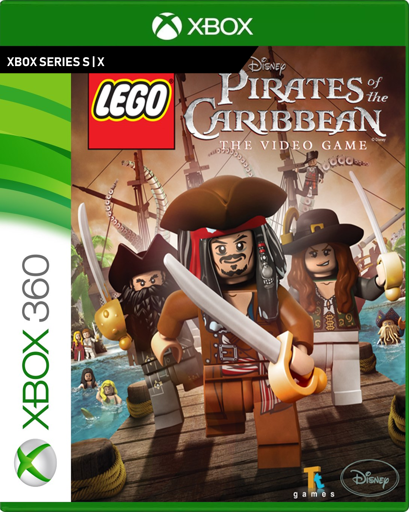 Carátula de LEGO Pirates of the Caribbean: The Video Game - Xbox Series X|S