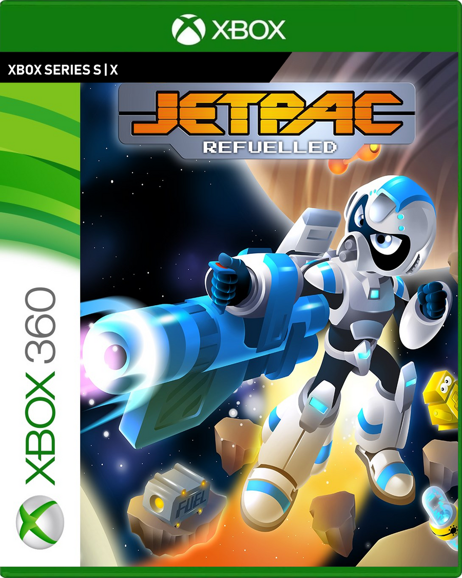 Carátula de Jetpac Refuelled - Xbox Series X|S