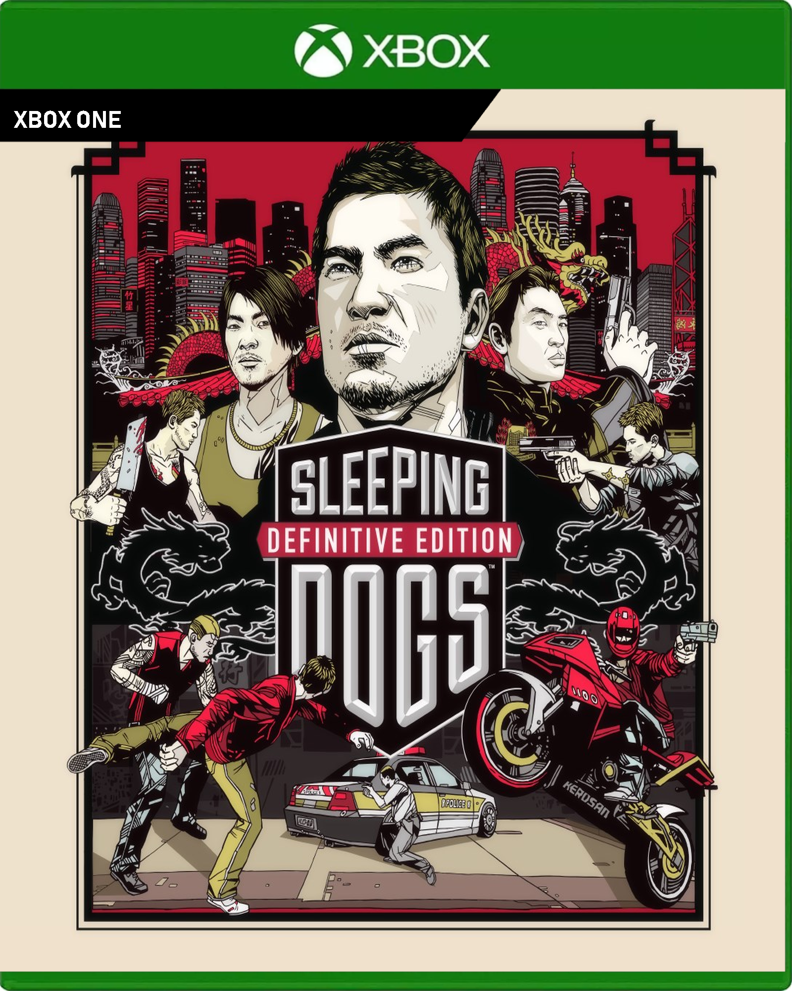 Carátula de Sleeping Dogs Definitive Edition - Xbox One