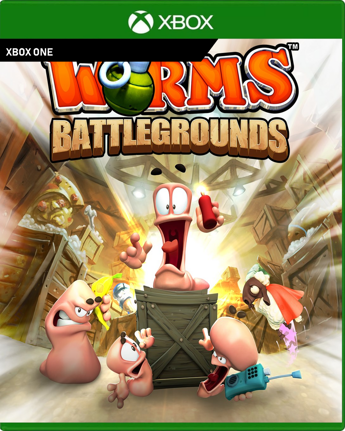 Carátula de Worms Battlegrounds - Xbox One