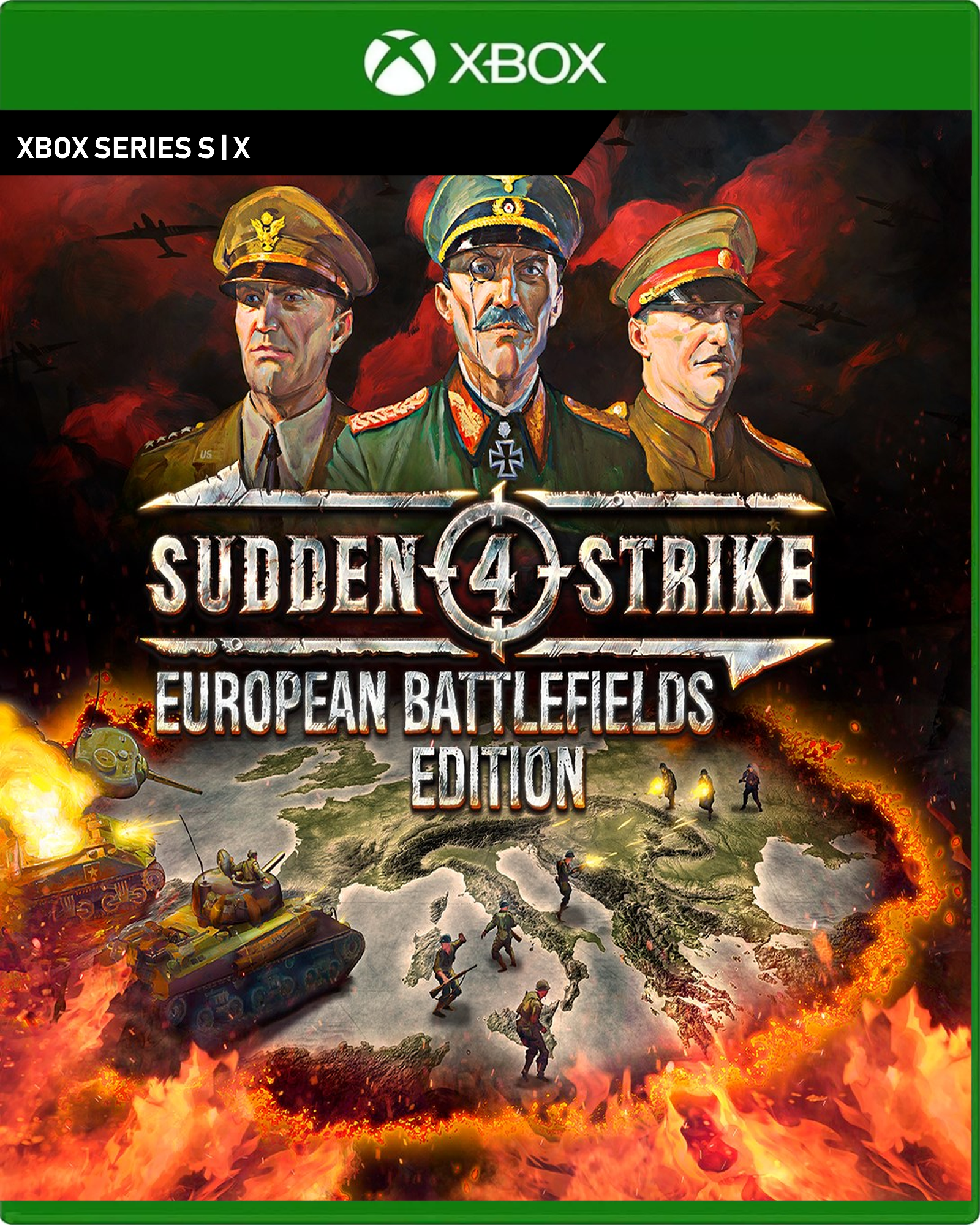 Carátula de Sudden Strike 4 - European Battlefields Edition - Xbox Series X|S
