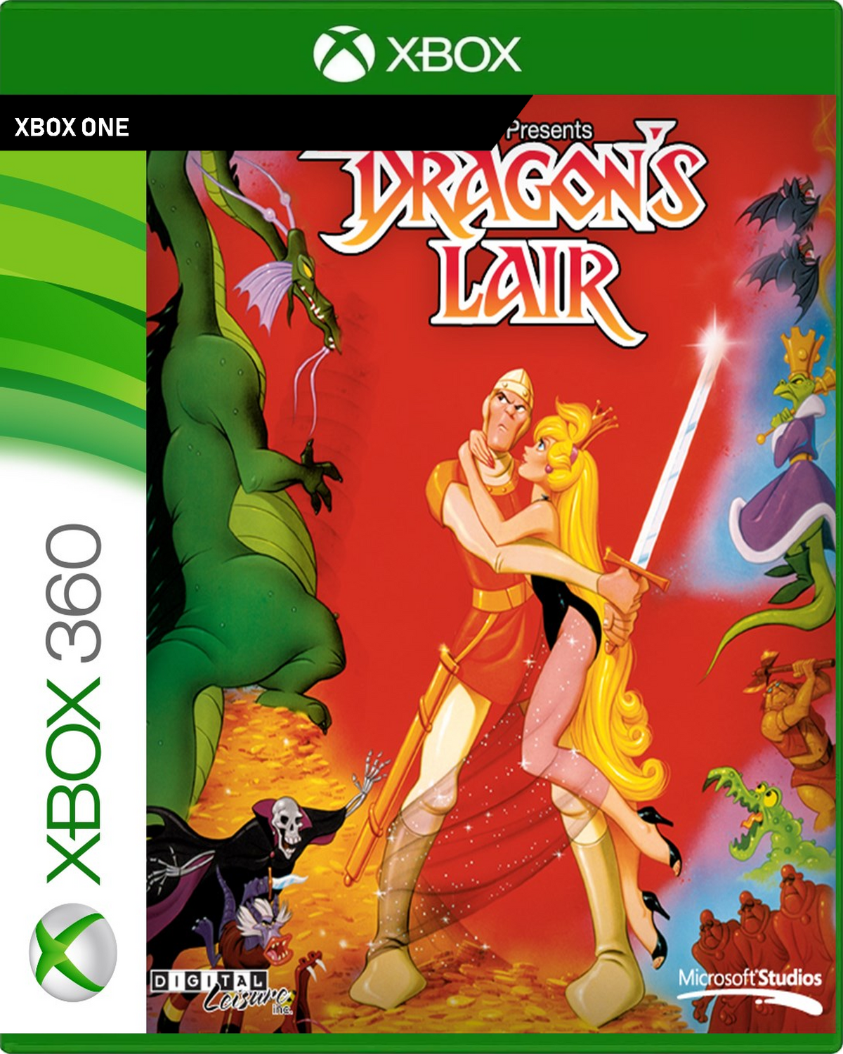 Carátula de Dragons Lair - Xbox One