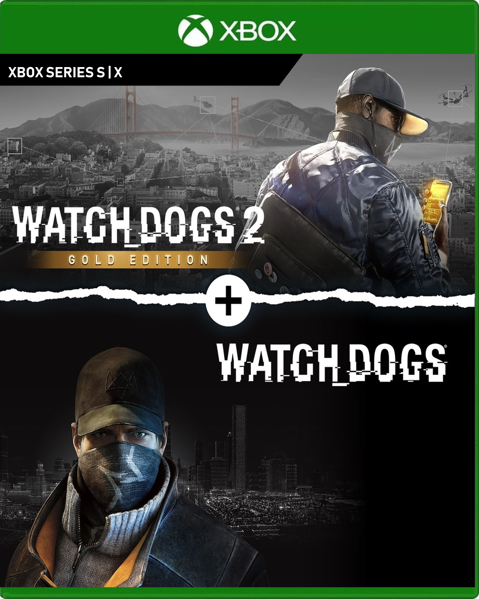 Carátula de Watch Dogs 1 + Watch Dogs 2 Gold Editions Bundle - Xbox Series X|S