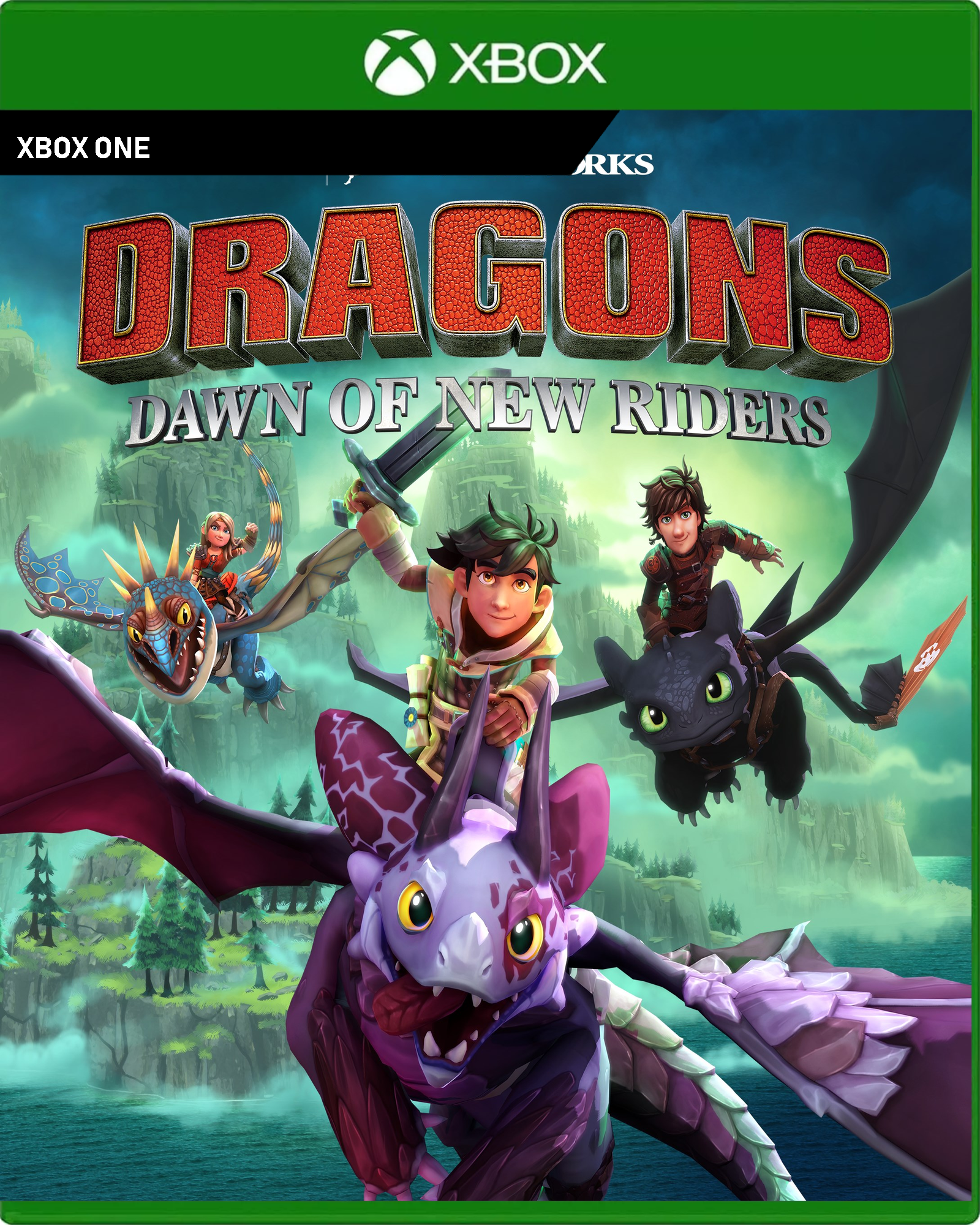 Carátula de DreamWorks Dragons Dawn of New Riders - Xbox One