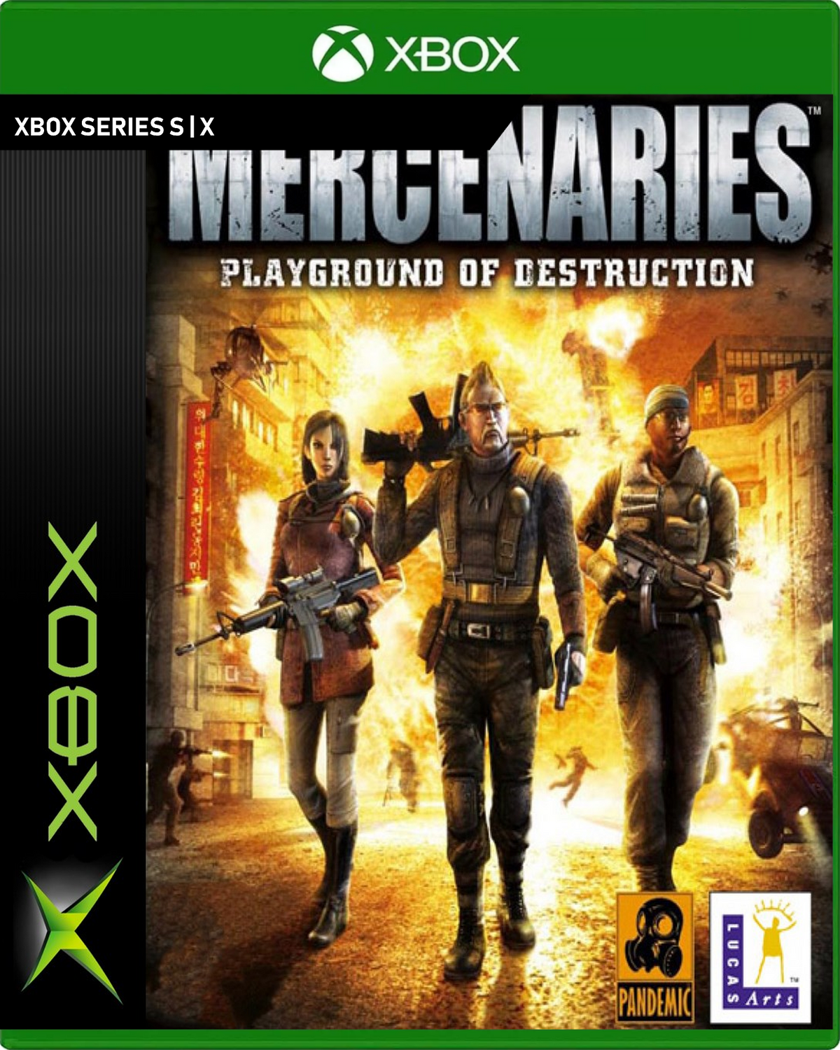 Carátula de Mercenaries: Playground of Destruction - Xbox Series X|S