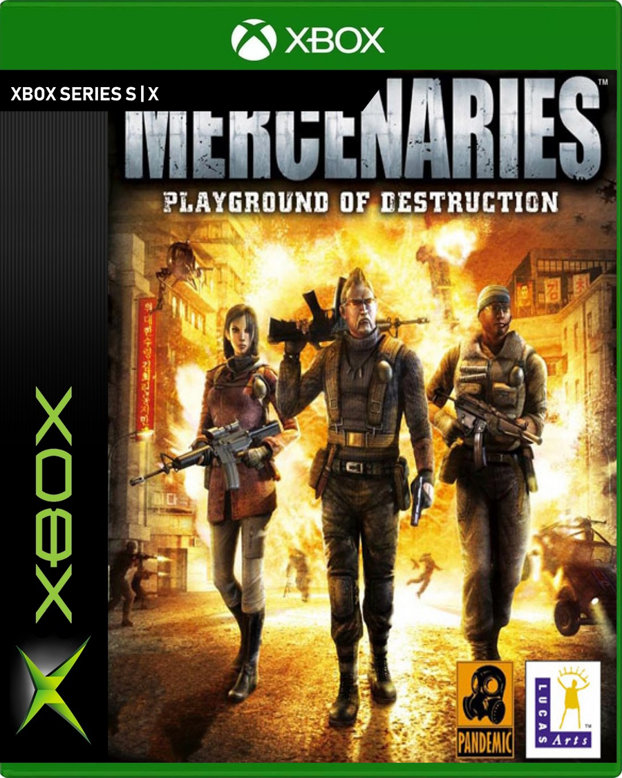 Carátula de Mercenaries: Playground of Destruction - Xbox Series X|S
