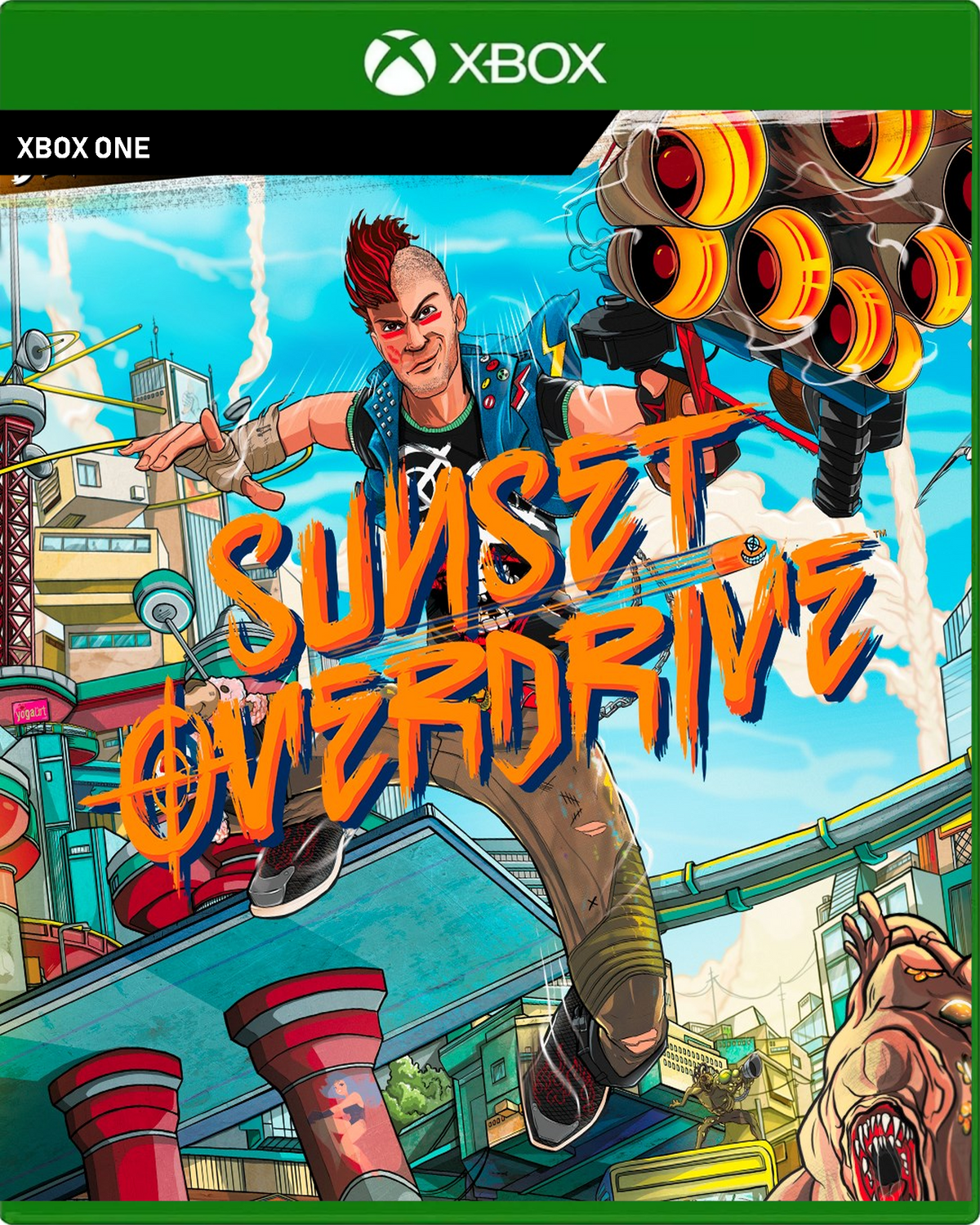 Carátula de Sunset Overdrive Deluxe Edition - Xbox One