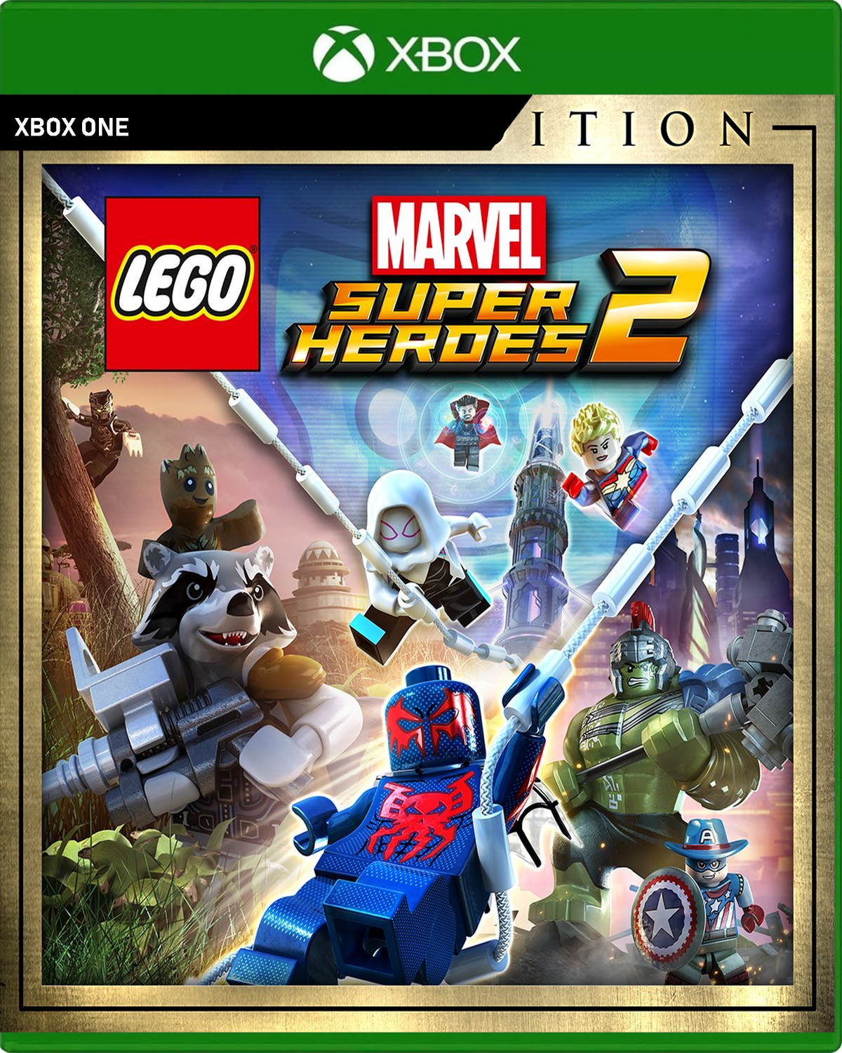 Carátula de LEGO Marvel Super Heroes 2 Deluxe Edition - Xbox One