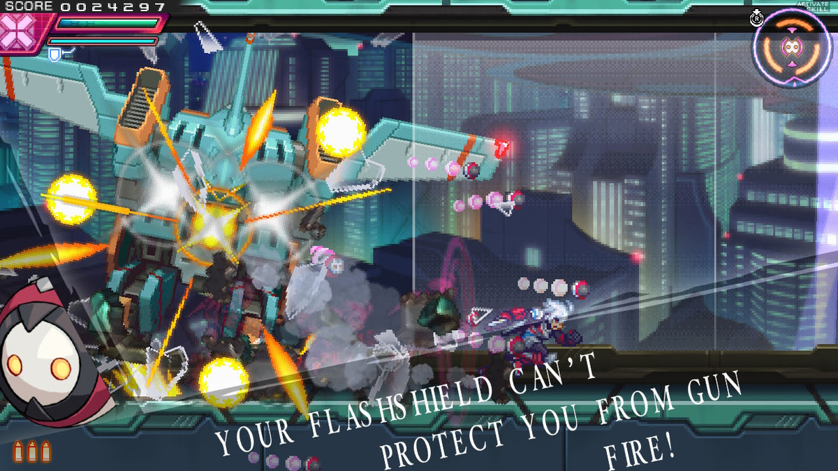 Captura de juego de Azure Striker GUNVOLT: STRIKER PACK - Nintendo Switch - imagen 6