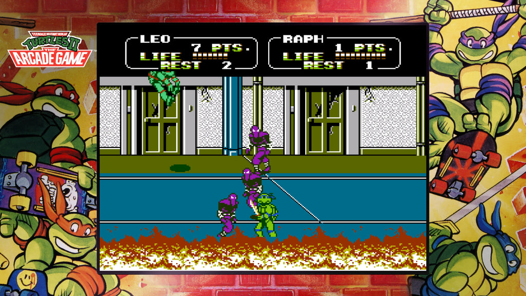 Captura de juego de Teenage Mutant Ninja Turtles: The Cowabunga Collection - PS5 - imagen 4