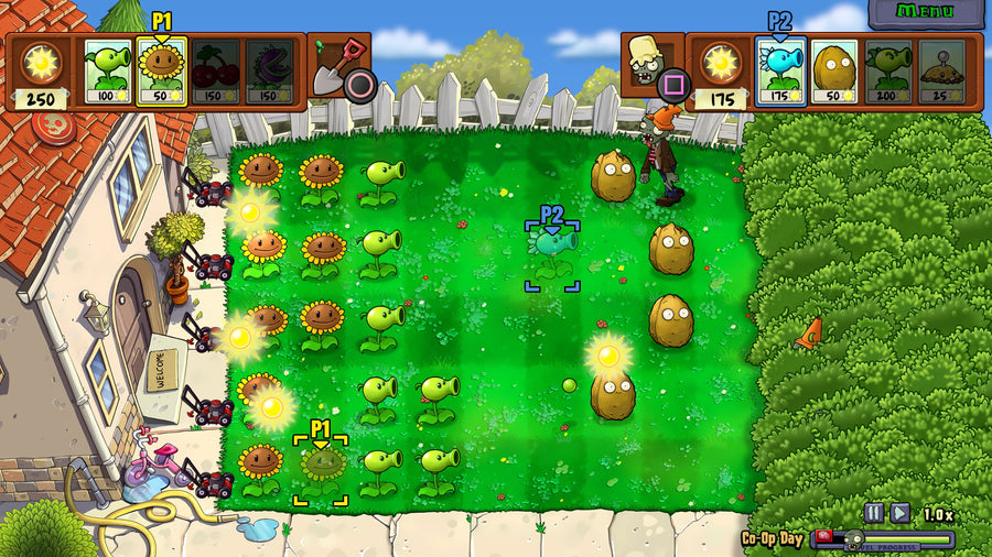 Captura de juego de Plants vs. Zombies: Replanted - PS4 - imagen 1