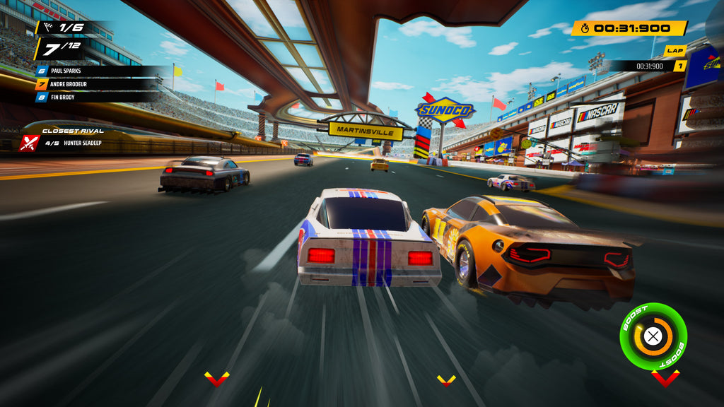Captura de juego de NASCAR Arcade Rush - PS5 - imagen 5